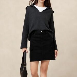 Banana Republic Denim Cargo Skirt